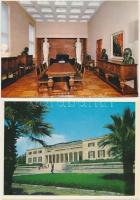 27 db túlnyomórészt háború előtti európai képeslap füzet és sorozat (Spanyolország, Franciaország, O...