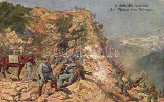 Military WWI battle around Doberdo