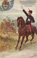 Argentina, national army, cavalry s: Franciscovich (EK)