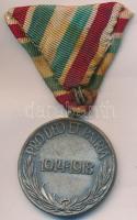 1929. Magyar Háborús Emlékérem kardokkal, sisakkal "Pro Deo et Patria" hadifém kitüntetés ...