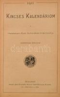 1911 Kincses Kalendárium. Sok érdekes információval, illusztrációval. Dombornyomott, egészvászon köt...