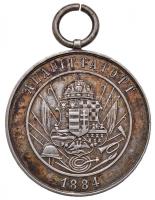 ~1920. "A Magyar Országos Tűzoltó Szövetség Szolgálati Érme, 15 év után" jelzett Ag kitünt...