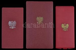 Lengyelország 1960-1992. "Lengyel Népköztársaság Érdemkereszt Arany, Ezüst és Bronz fokozata&qu...