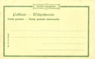 Pangani, Zollhaus, Deutsch-Ostafrika / customs office, German colonial postcard, litho