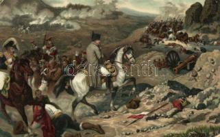 Battle of Somosierra, Napoleon, litho s: Bellangé (EK)