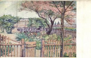Budapest I. Tabáni virágoskert s: Undi M.