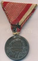 1914. "Ferenc József Bronz Vitézségi Érem "Der Tapferkeit" hadifém kitüntetés mellsza...