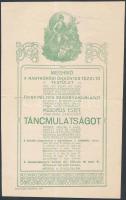 1925 Meghívó a Nagykőrösi Önkéntes Tűzoltó Testület ünnepélyes zárógyakorlatára és táncmulatságára