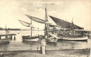 Hyeres, Port des Salins, sailing ships