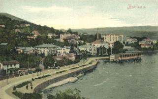 2 db RÉGI horvát városképes lap: Pola és Abbazia / 2 old Croatian postcards