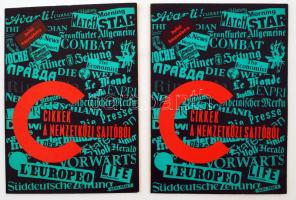 cca 1982 Cikkek a nemzetközi sajtóból. XXVII. év. 30. és 85. száma. Bp., MTI Külföldi Sajtószolgálat Szerkesztősége. Papírkötésben, jó állapotban.