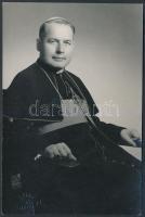 cca 1940 Dr. Bánk József püspök aláírt fotója