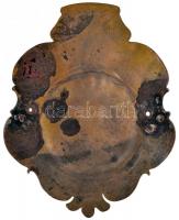 1930. "Concours D'Elégance - Az Úrvezető Rendezésében" aranyozott Br jelvény (77x61mm...