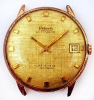 cca 1950 Roberta automatic svájci automata, naptáros karóra. Nem jár / Automatic watch, needs repair