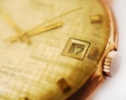 cca 1950 Roberta automatic svájci automata, naptáros karóra. Nem jár / Automatic watch, needs repair