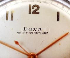 cca 1960 Nagyméretű Doxa anti magnetic mechanikus karóra. Működik! / Large Doxa anti magnetic watch....