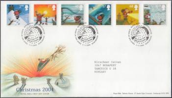 Karácsony sor FDC-n Christmas set on FDC