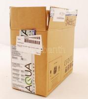 Rubin vörös váza, több rétegű, csiszolt, hibátlan, m: 25,5 cm