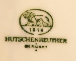 Hutschenreuther Bad Karlshafen aranyozott porcelán tál, hibátlan, jelzett, d: 20 cm