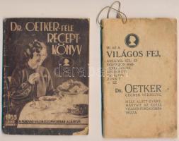 cca 1935 Dr. Oetker-féle receptkönyv, 2 db receptkönyvecske