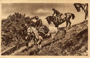 A jó lovas katonának, de jól megyen dolga... Képzőművészeti Alap kiadása /  cavalry soldiers (fa)