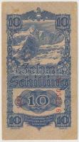 Ausztria 1945. 10Sch 1.kiadás T:III 
Austria 1945. 10 Schilling first issue C:F