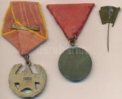 ~1950. "A jó tanulásért" + "Kitűnő Tanuló" kitüntetések mellszalaggal + "Jó...