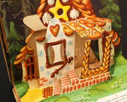 Grimm: Jancsi és Juliska. Prague, 1974, Artia. Lapozásnál, színes, felálló rajzokkal illusztrált. Vi...