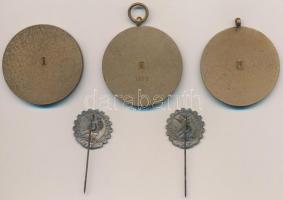 ~1950. "Szakszervezetek II. Országos Alapfokú Tornász Csoport Bajnoksága" (5x) díjérmek és...