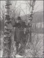 cca 1954 Vadászat három képben elbeszélve, jelzetlen fotók Kotnyek Antal (1921-1990) fotóriporter ha...