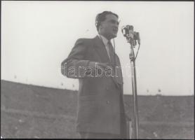 1954. május 23. Budapest, Népstadion, angol-magyar mérkőzés, tudósít Szepesi György, 5 db jelzetlen ...