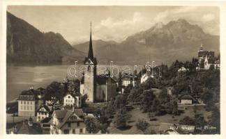 40 db RÉGI, megíratlan svájci városképes lap: Weggis, Zürich, Luzern / 40 old Swiss postcards, unwritten, good quality