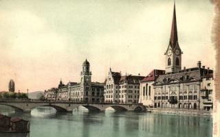 40 db RÉGI, megíratlan svájci városképes lap: Weggis, Zürich, Luzern / 40 old Swiss postcards, unwri...