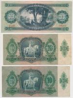 1936. 10P (2x) + 1941. 20P (2x) + 1944. 100P + 1969. 10Ft T:III