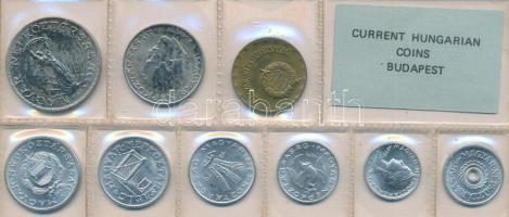 1979. 2f-10Ft 9db klf érmés forgalmi sor fóliatokban T:1
