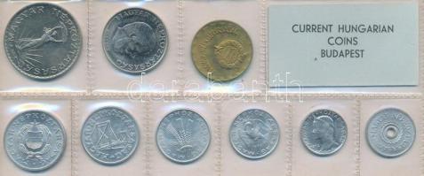 1972. 2f-10Ft 9db klf érmés forgalmi sor fóliatokban T:1
