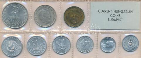 1973. 2f-10Ft 9db klf érmés forgalmi sor fóliatokban T:1