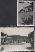 1935. augusztus 5. Árpásy Jenő felvételei Lillafüredről, 8 db fotó, 4x6 cm és 9x14 cm közötti mérete...