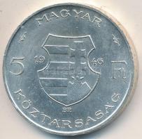 1946. 5Ft Ag "vastag Kossuth" T:2- Adamo F8