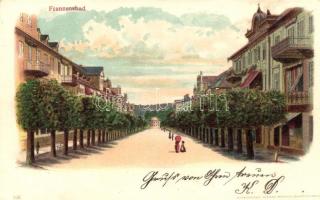 Frantiskovy Lazne, Franzensbad; litho