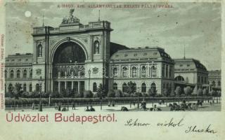 1899 Budapest VII. Keleti Pályaudvar litho