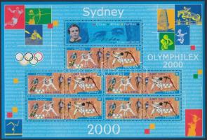 Summer Olympics, Sydney mini sheet, Nyári Olimpia, Sydney kisív