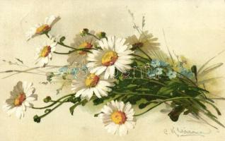 Flowers, litho s: C. Klein