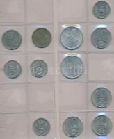 Vegyes ~150db-os magyar fémpénz gyűjtemény "Münz-Album" feliratú albumba rendezve T:vegyes