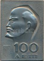 Szovjetunió DN "Lenin" fém plakett (90mm) T:2 Soviet Union ND "Lenin" metal plaque (90mm) C:XF