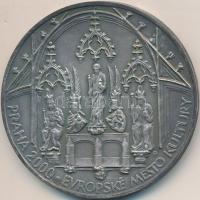 Csehország 2000. "Prága Európa Kulturális Fővárosa" fém emlékérem tokban (60mm) T:1
Czech ...