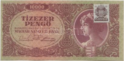 1945. 10.000P (6x) párosával sorszámkövetők T:I,I-