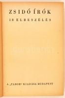 Németh Andor (szerk. és fordította): Zsidó írók. 18 elbeszélés. Budapest. A "Tabor" kiadás...