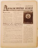 1941-1944 a Hagyomány szava c. társadalmi ismeretterjesztő folyóirat 28 lapszáma, különféle érdekes ...