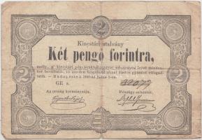 1849. 15Kr (2x) + 30Kr (2x) "Kossuth bankó" + 2Ft "Kincstári utalvány" T:III-